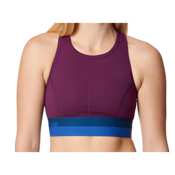 LNDR Spar Sports Bra BlackBerry Purple Blue Small - Picture 1 of 7